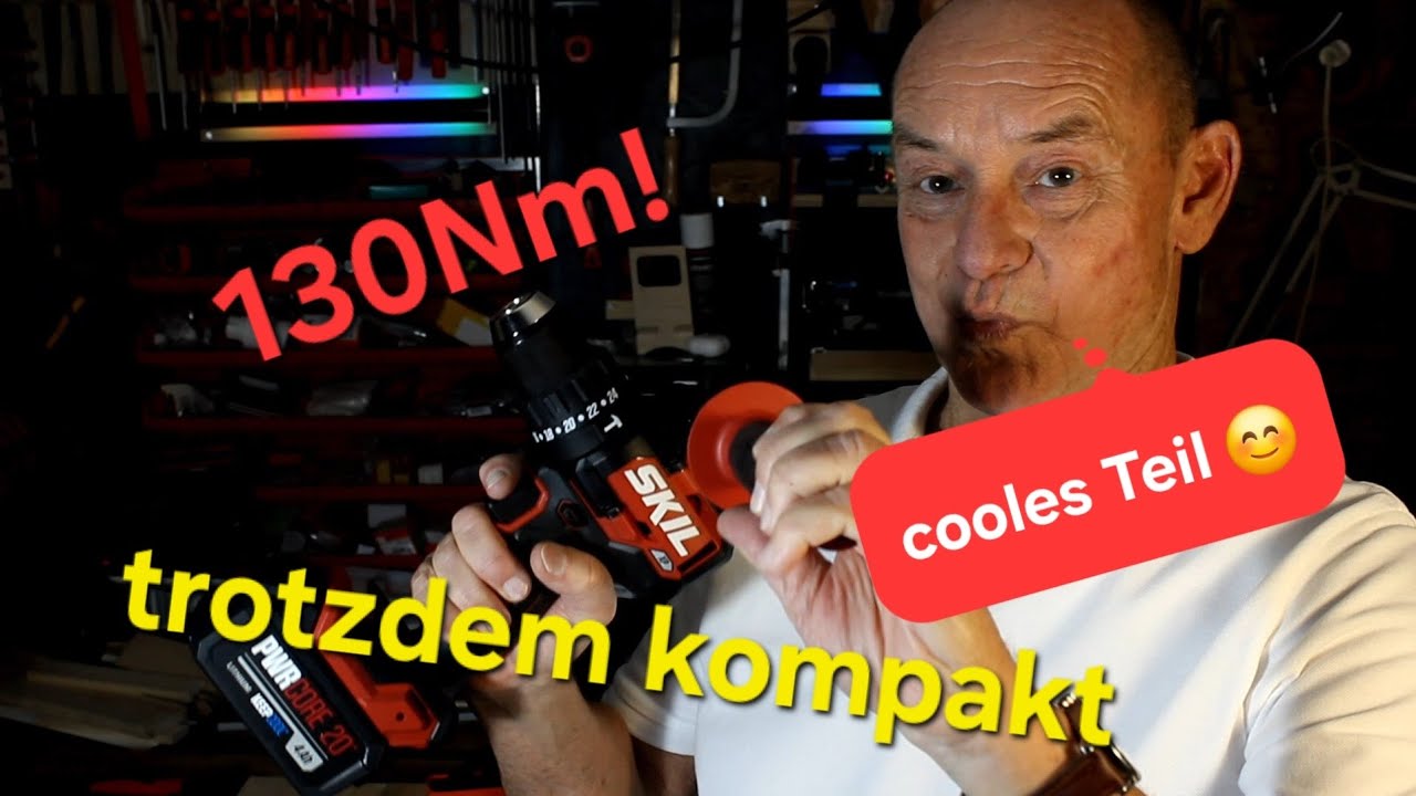 Das hätte ich so nicht erwartet! Der SKIL 3085 mit 130Nm liefert ab.