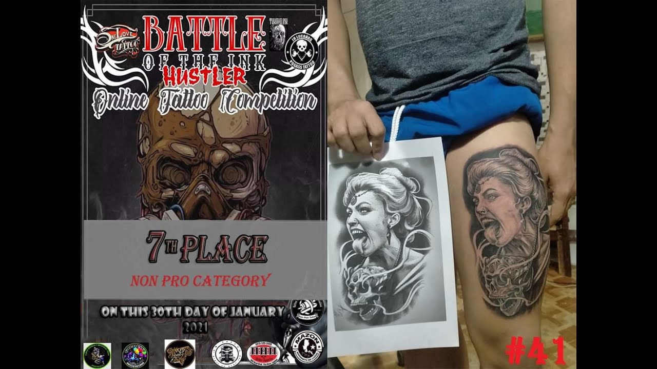 Got 7thplace non-pro category/ 2x 6thplace NEWGEN CATEGORY/TOP 10 NON-PRO/ONLINE TATTOO COMPETITION