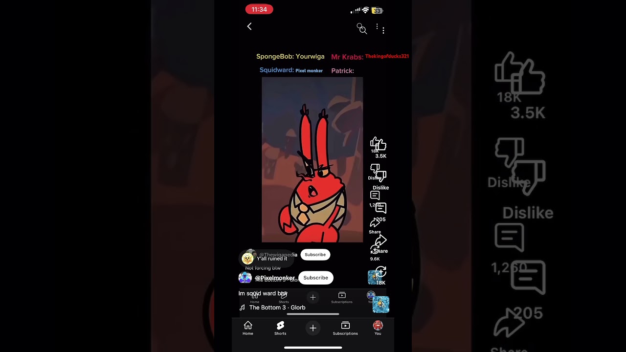 I&rsquo;m Mr krabs #spongebob #funny #cartoon #collabstream