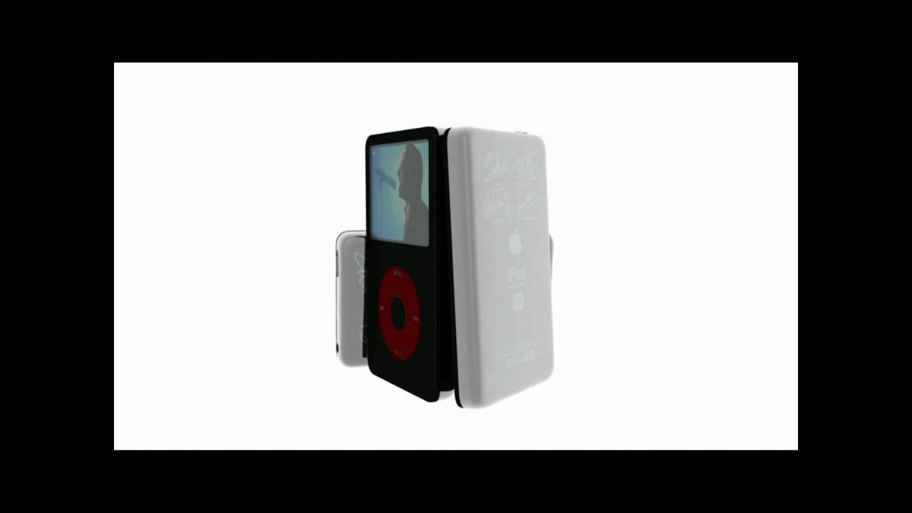 iPod Classic 5th Gen (U2) Sample Video Made in Blender