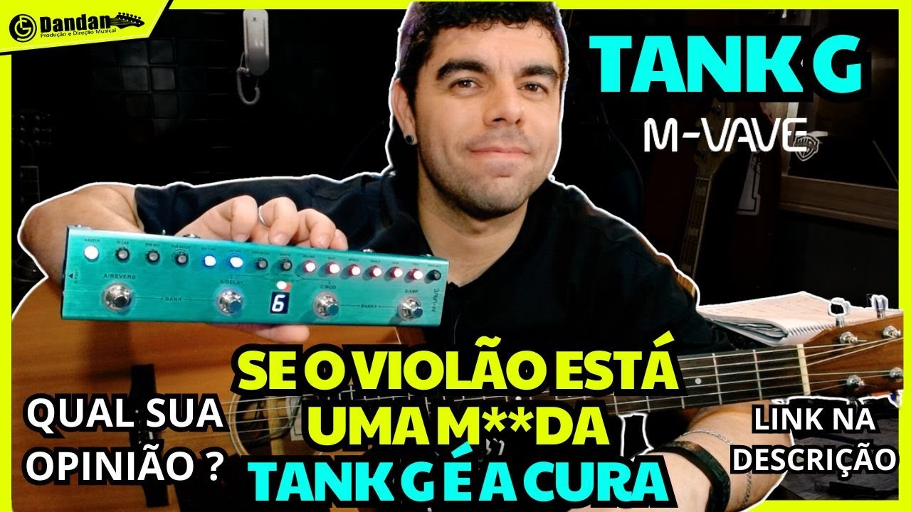 Nunca imaginei que o Tank G faria isso com meu violão Link na descrição