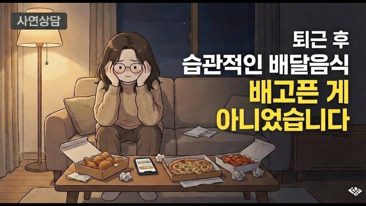 배고픈 게 아닙니다. 퇴근 후 배달음식 시키기 전, 딱 10분만 이 영상을 보세요.