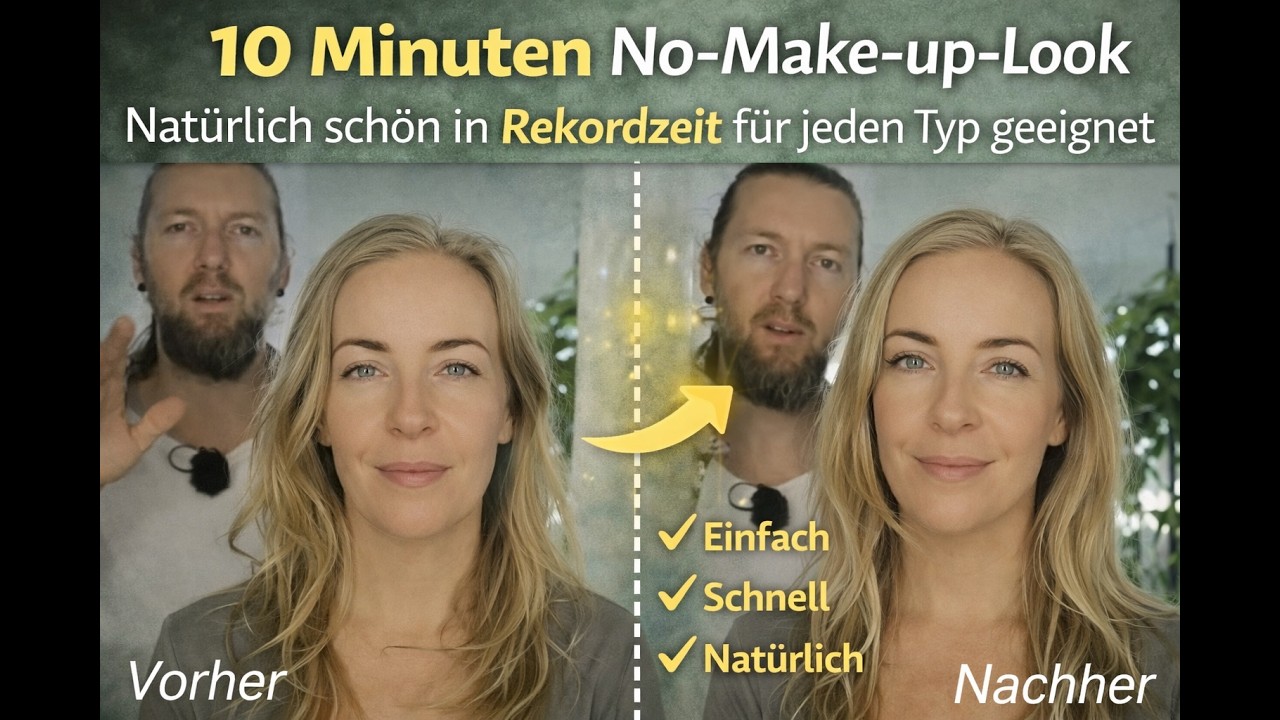 10 Minuten No Make-up Look ✨ Natürlich schön in Rekordzeit | Für jeden Typ geeignet!
