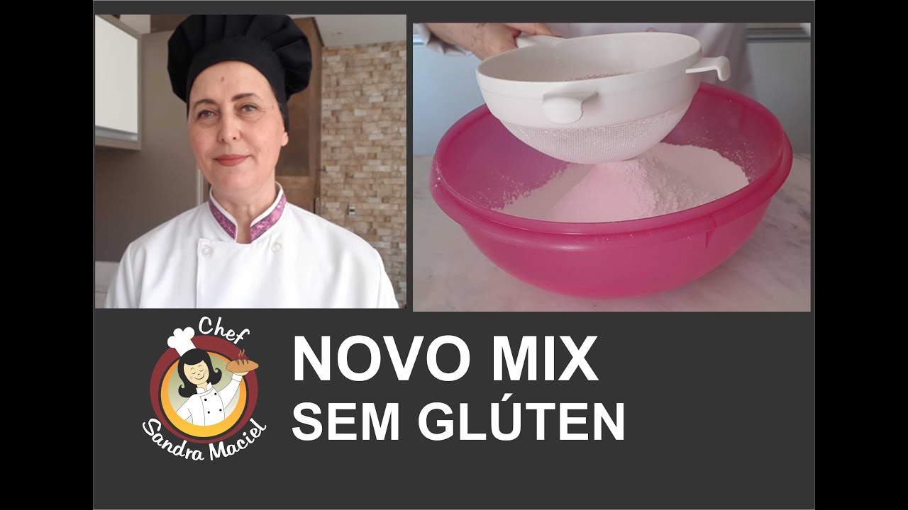 NOVO MIX DE FARINHAS SEM GLÚTEN (substitui o trigo nas receitas convencionais)!