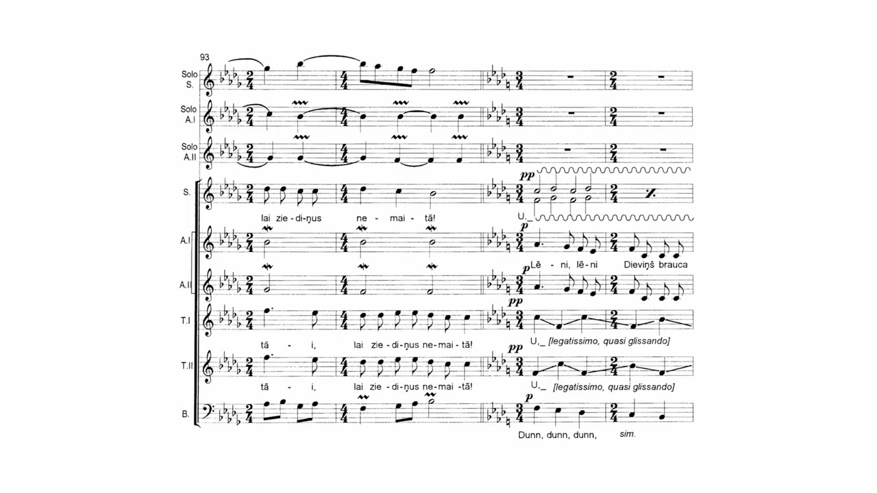 Selga Mence | SAULE PINA VAINADZIŅU | Riga Chamber Choir 