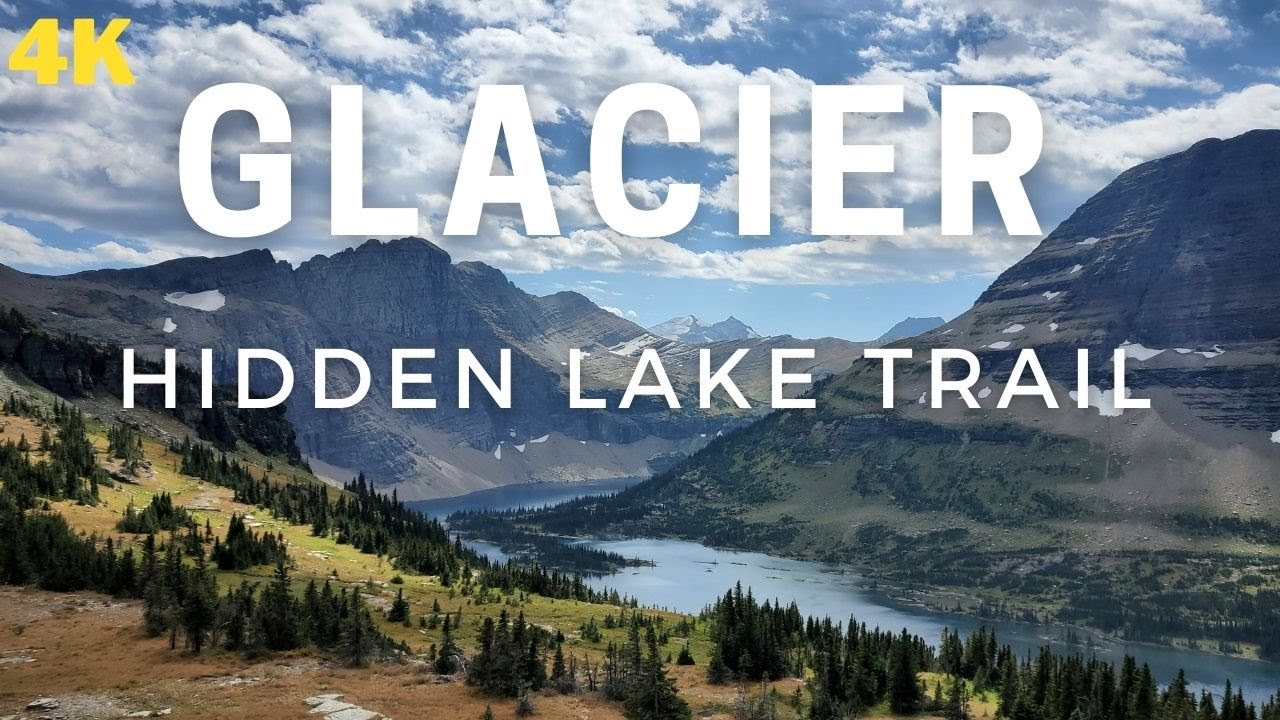 4K Walks - Glacier National Park, Hidden Lake Trail from Logan Pass Visitor Center, Part1