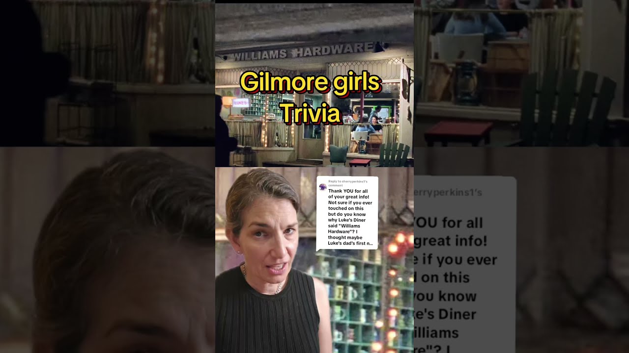 Gilmore Girls  & Why was It Williams hardware 👇