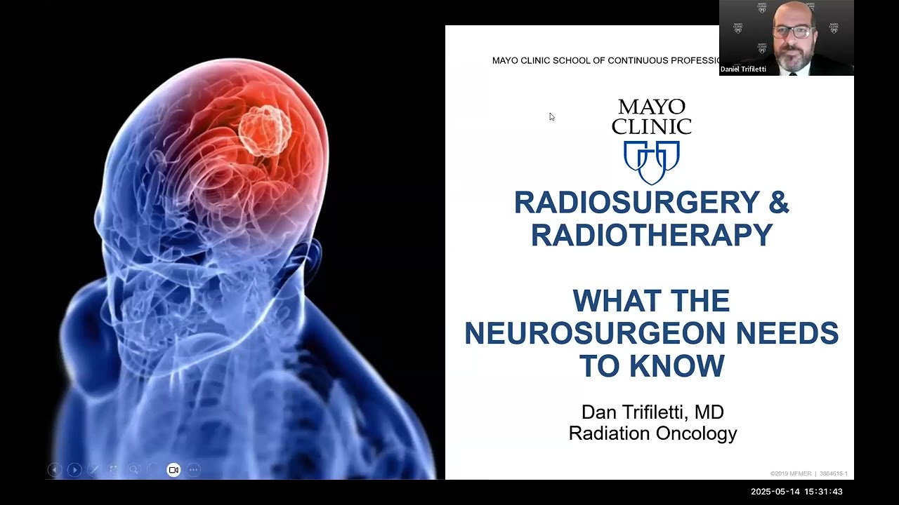 Radiotherapy & Radiosurgery: What the Neurosurgeon Needs to Know with Dr. Daniel Trifiletti, MD