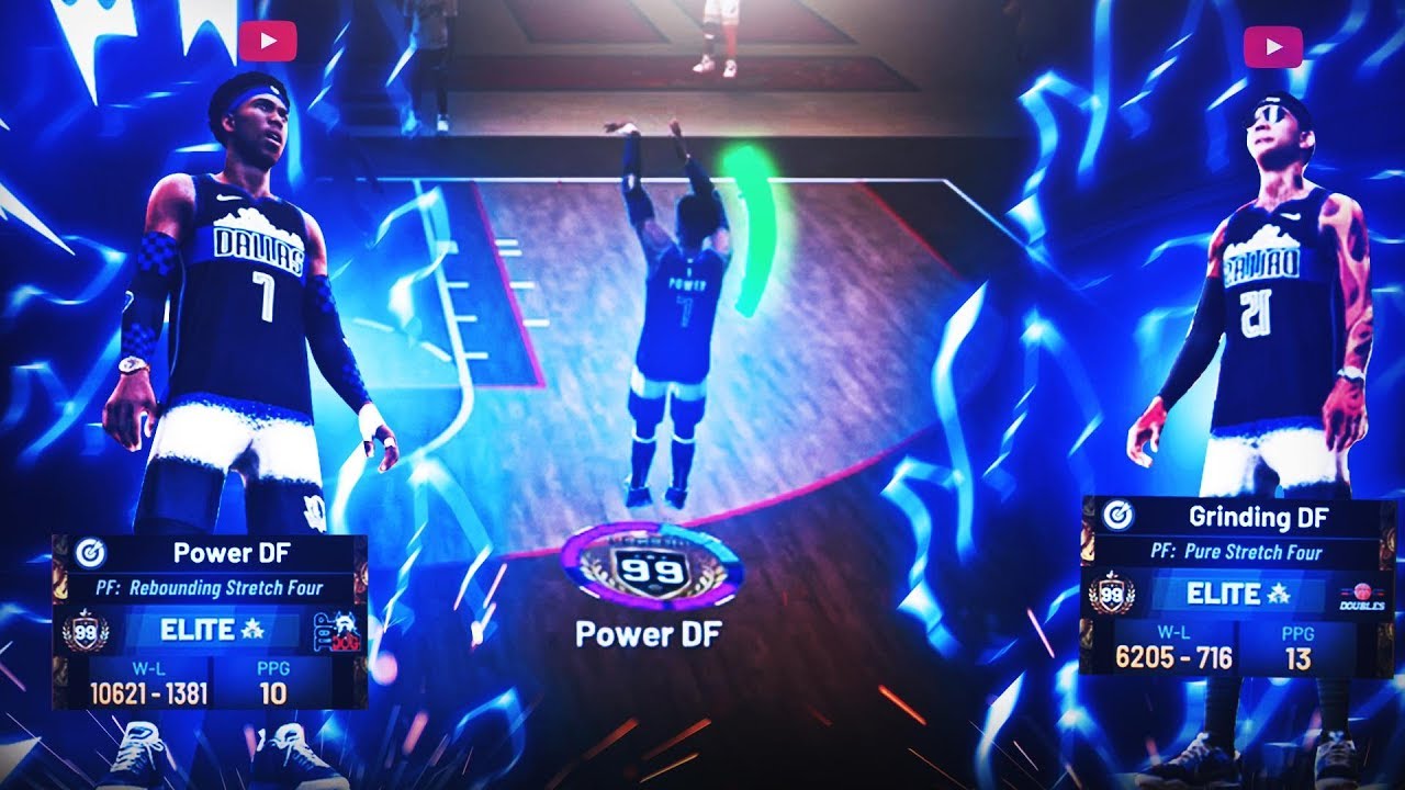 How POWER & GRINDING DF DOMINATE in the STAGE! BEST DUO TWO 99 OVERALL STRETCH BIGS! NBA 2K19