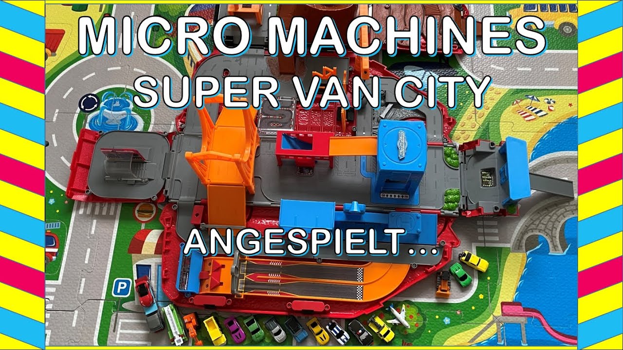 Micro Machines Super Van City Spielset - was können die 20+ Actionbereiche von Jazwares?
