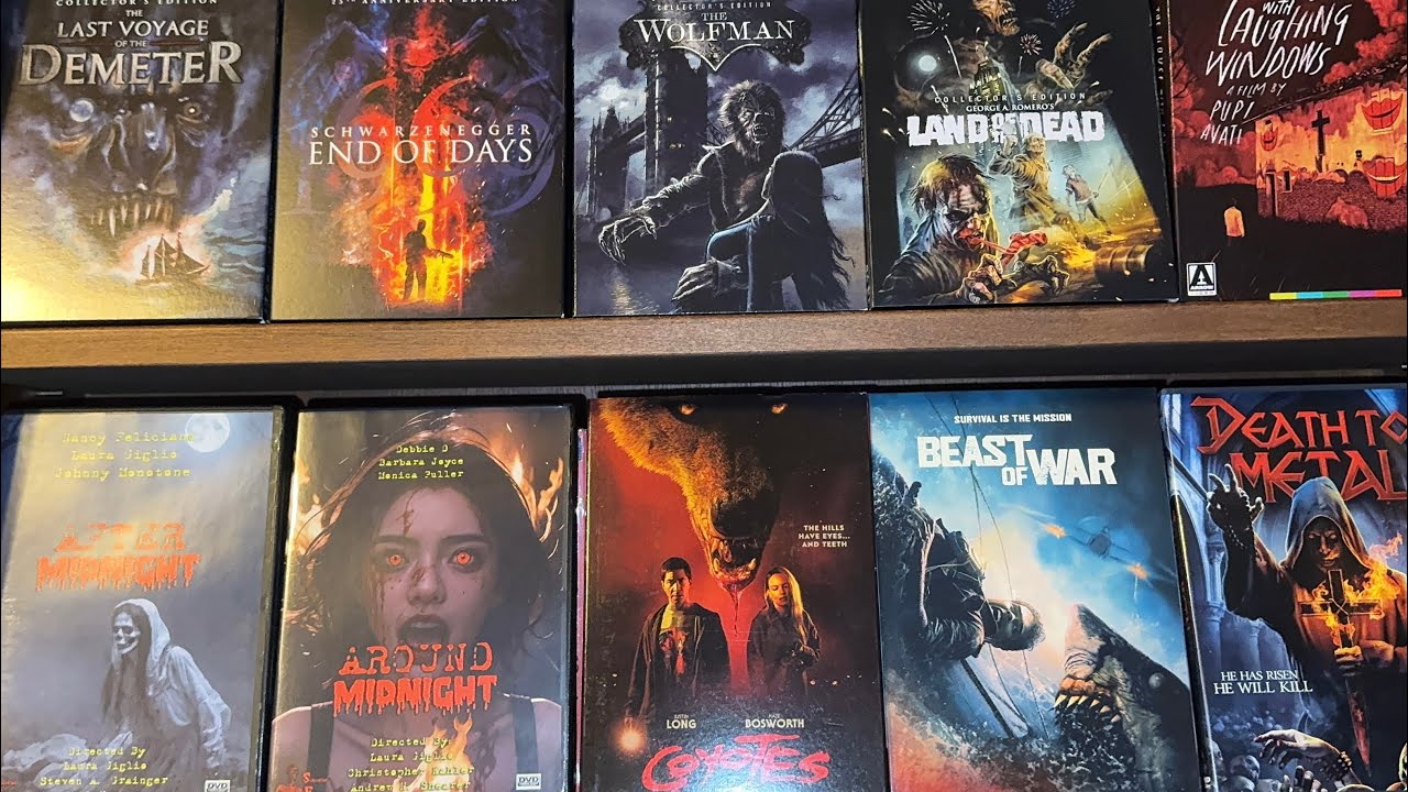 Update Video: Todd E Walnuts HORROR VARIETY HOUR 4k Blu Ray DVD VHS Arrow Video Box Set Slipcovers