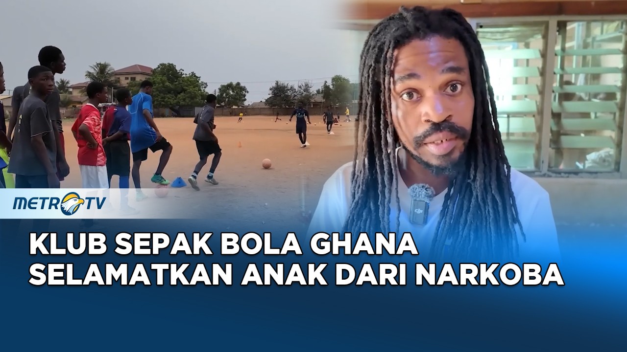 Sepak Bola Jadi Cara Ghana Jauhi Anak dari Narkoba