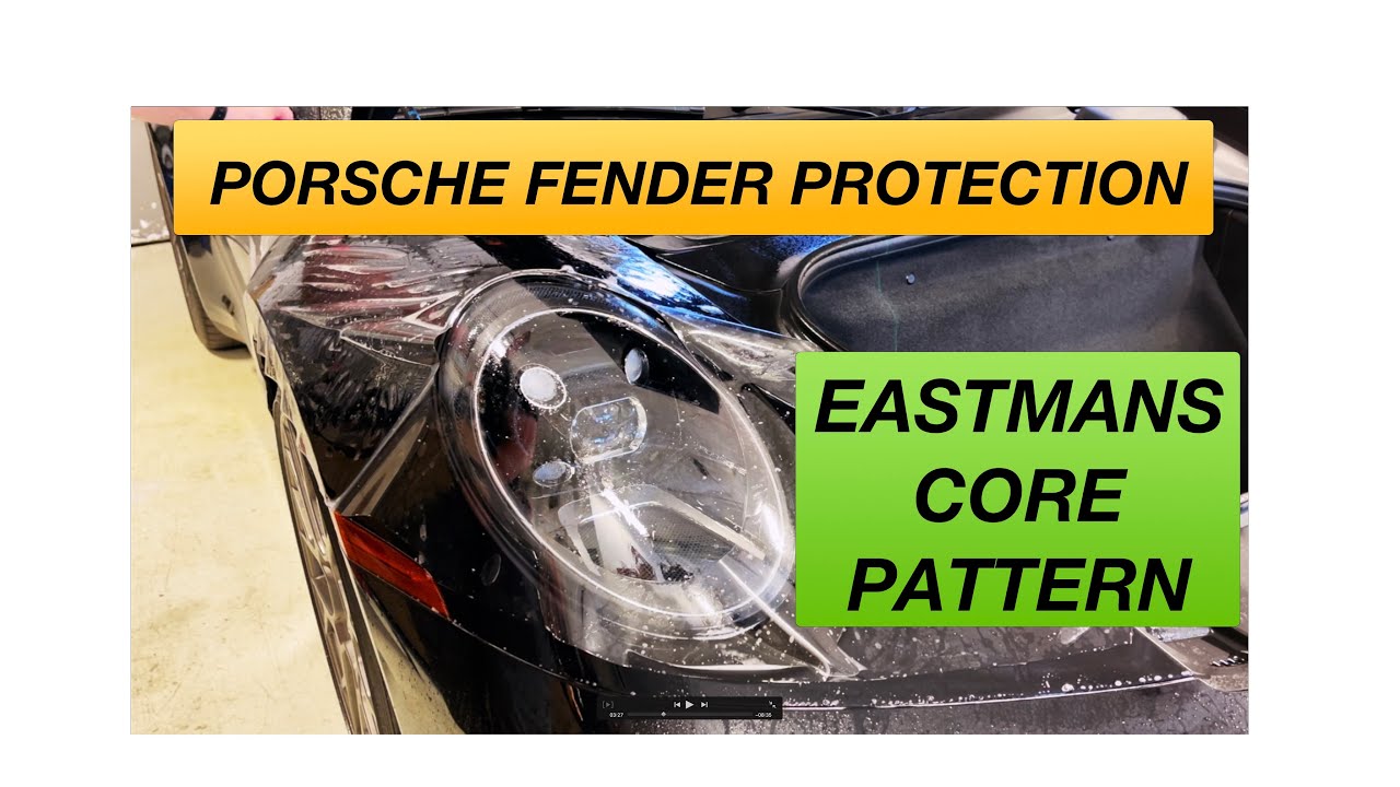 Applying PPF/Paint Protection Film To a Porsche Fender