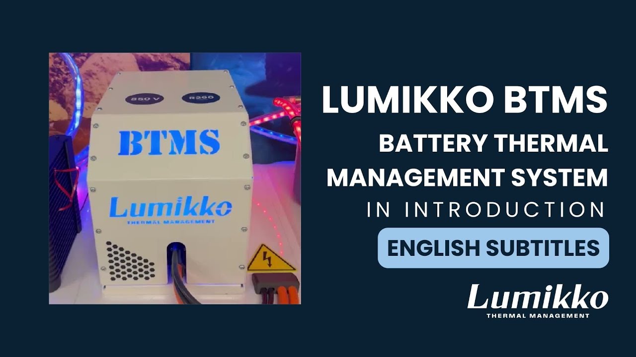 Battery Thermal Management System for Electric Working Machines - Lumikko BTMS  (English subtitles)