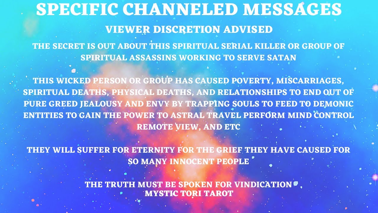 🚨SPECIFIC~THIS SATANIC GROUP TRAPS SOULS TO FEED TO DEMONS TO DESTROY THE DESTINY OF CHOSEN ONES🚨