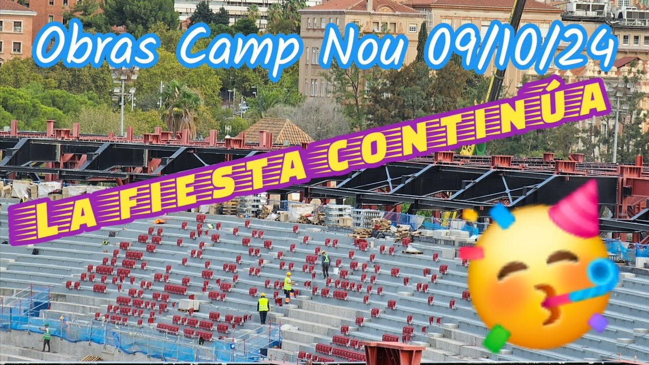 Camp Nou works 10/09/24 🤪The party continues🤪