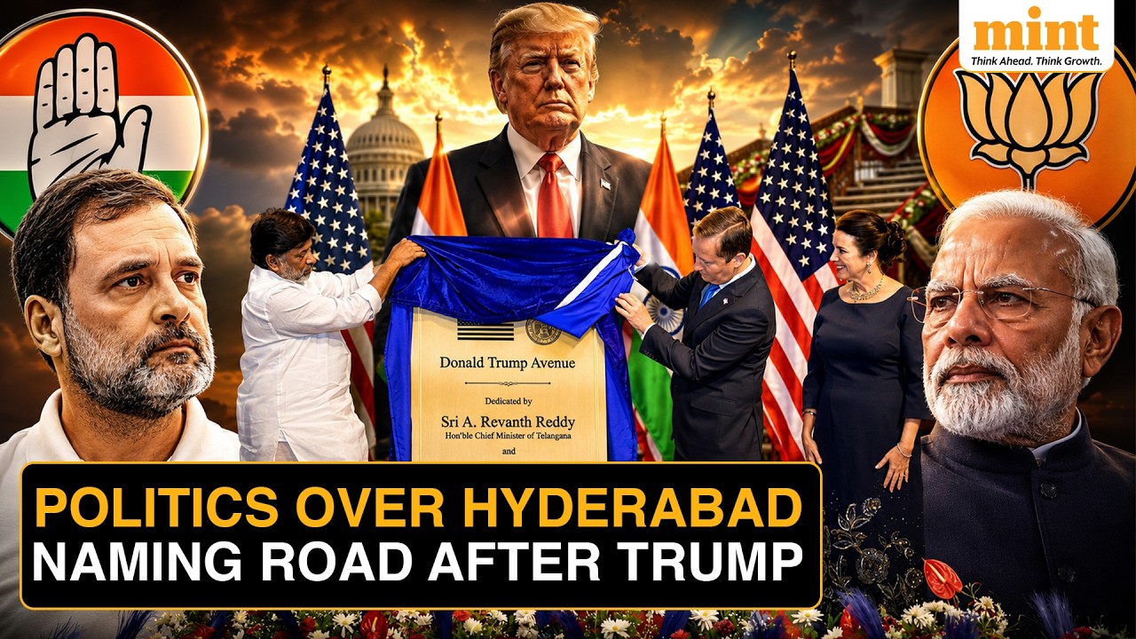 BJP Attacks Congress After Hyderabad Names Street After Donald Trump