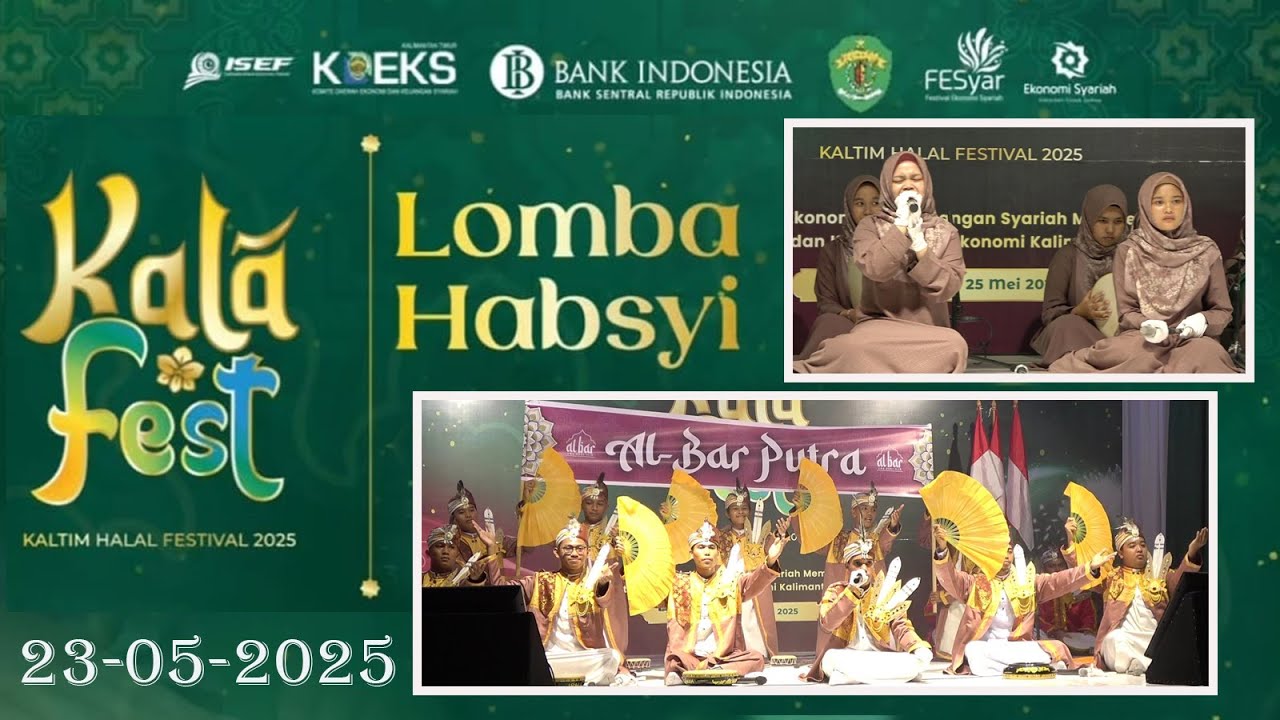 Lomba Habsy  festival  Kala Fest di Islamic center Samarinda kal tim. 23-05-2025