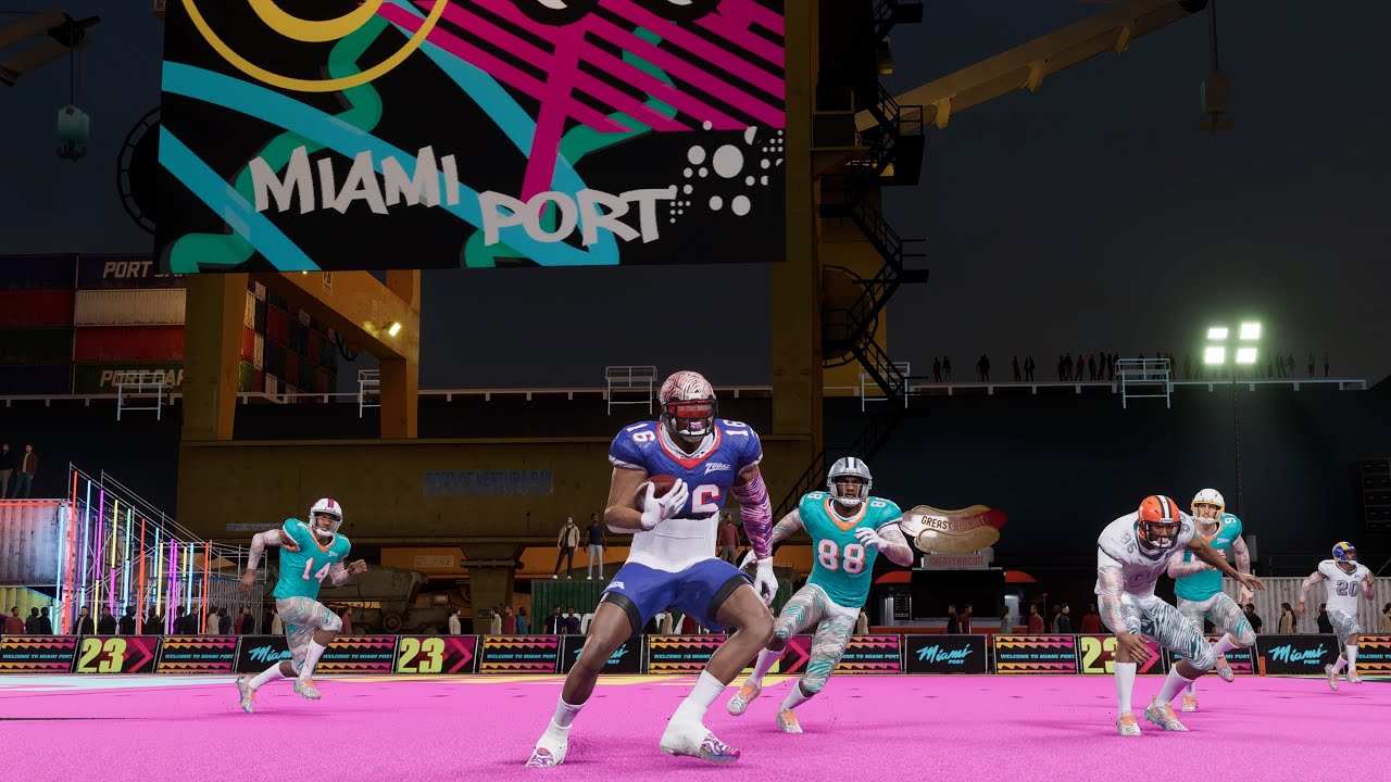 MOST ACCURATE QB ON THE YARD 🎯?!?  MADDEN 23 THE YARD #madden23 #madden23theyard #gaming