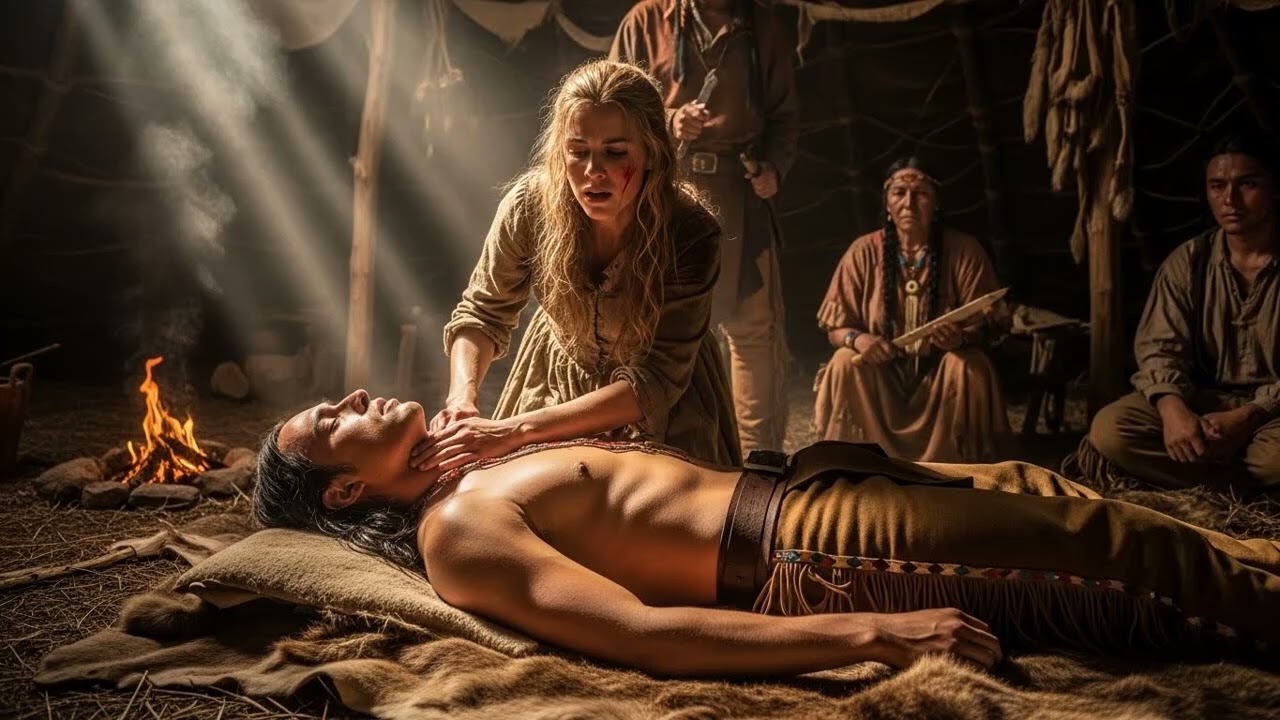 Son of the Apache Chief Stops Breathing… And Only the White Prisoner Risks Her Life to Save Him!