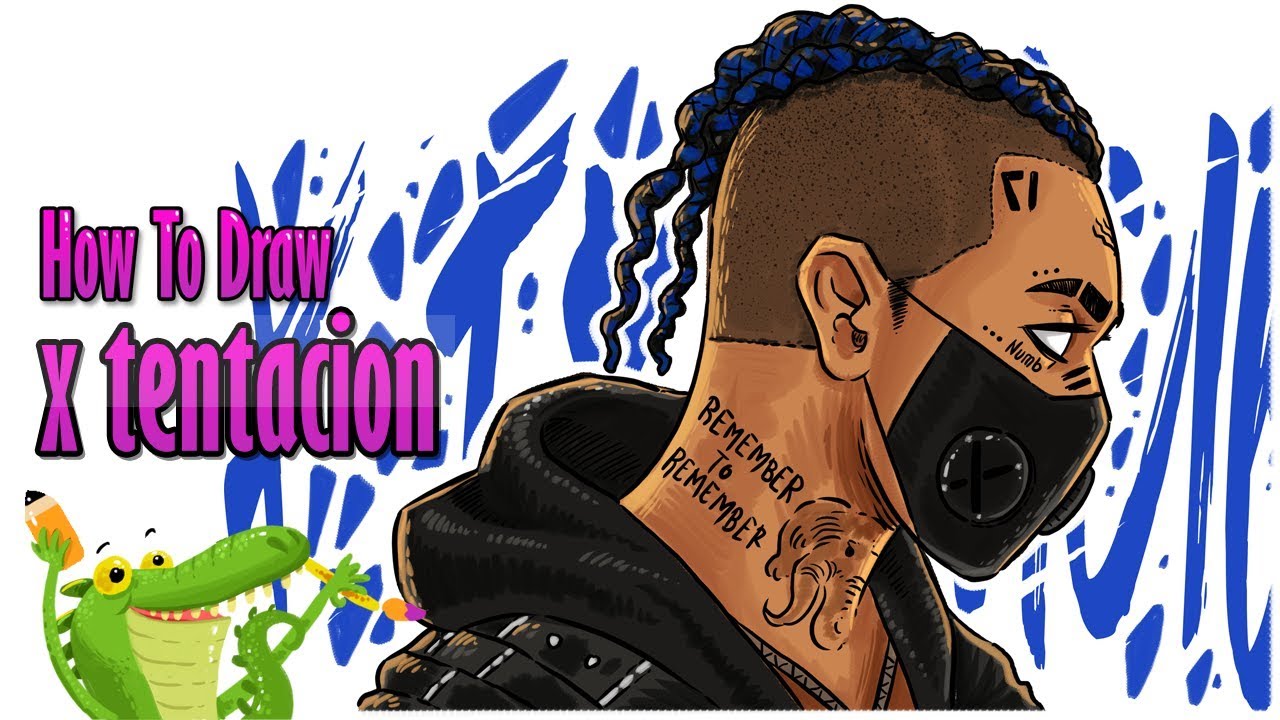 how to draw  XXXTentacion | Mask