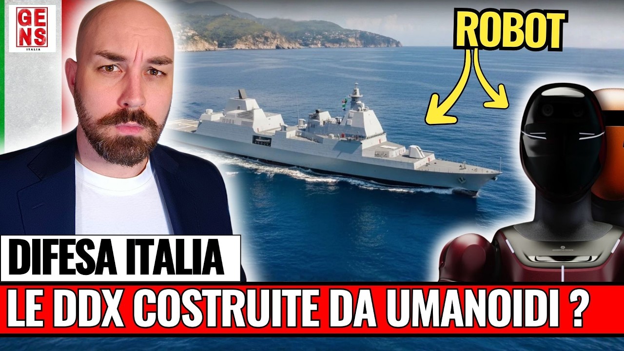 La MARINA MILITARE PRONTA a FARSI COSTRUIRE NAVI dai ROBOT UMANOIDI ITALIANI?