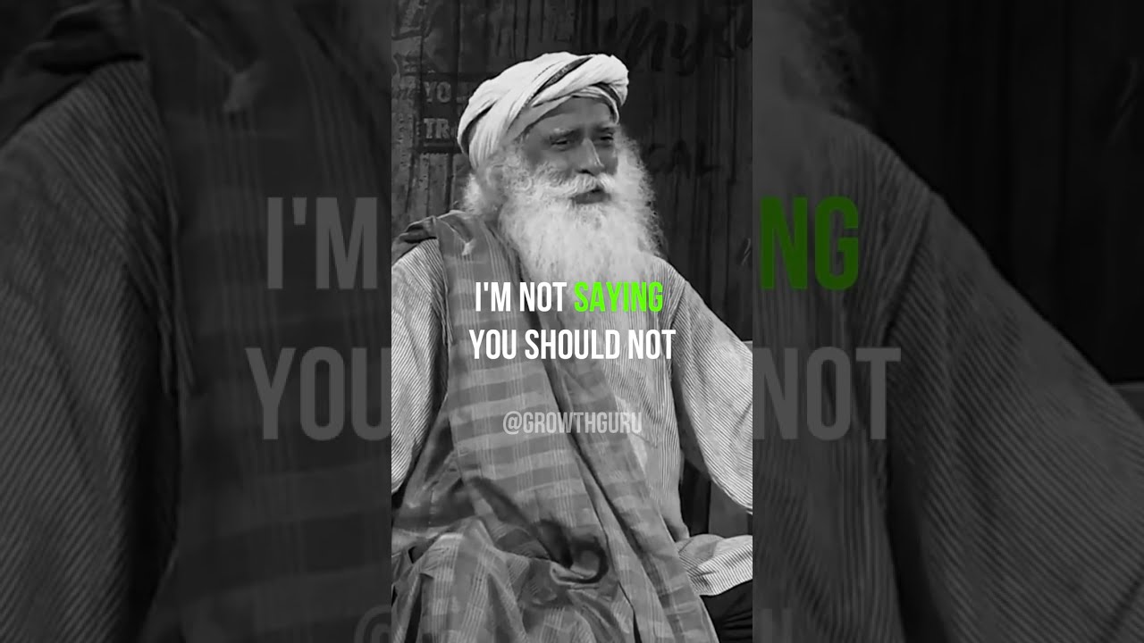 Focus on your goals, love will happen on its own - Sadhguru🥀