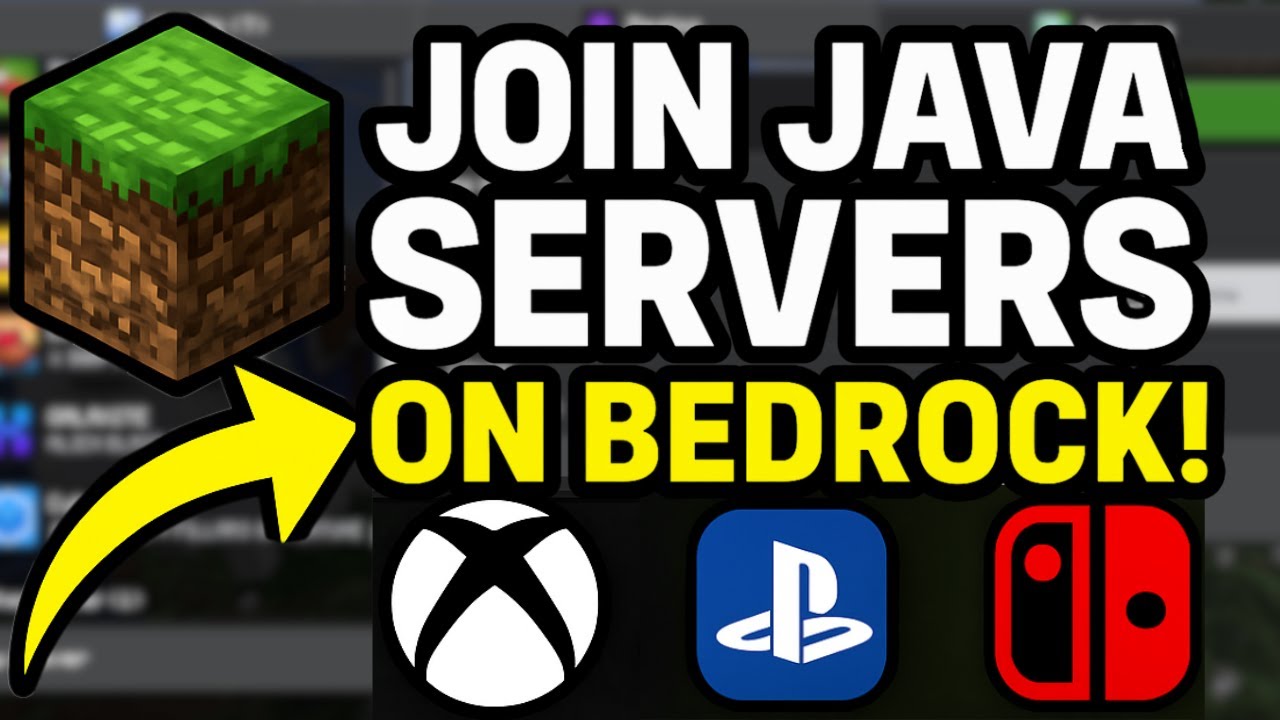 How to Join ANY Java Server from Bedrock (Xbox, PlayStation, Switch)