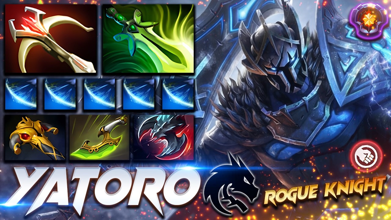 Yatoro Sven Rogue Knight - Dota 2 Pro Gameplay [Watch & Learn]