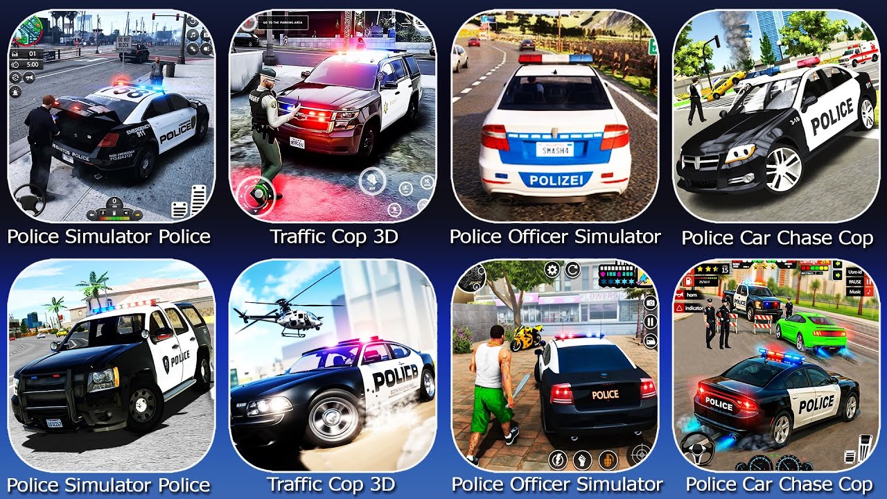 Police Simulator Police Game,Traffic Cop 3D,Police Officer Simulator,Police Car Chase Cop Simulator