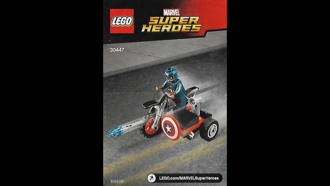 LEGO Marvel Super Heroes Captain America's Motorcycle Set 30447