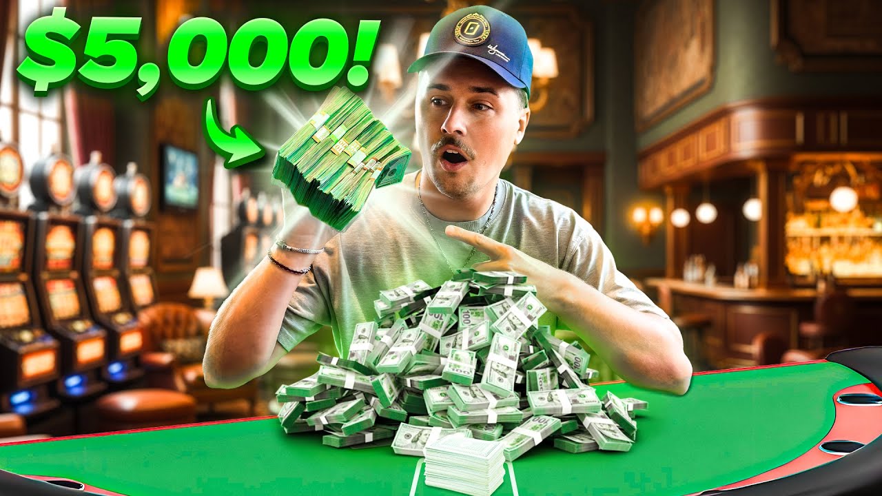 Buying in MASSIVE For $5,000 at High Stakes Blackjack!