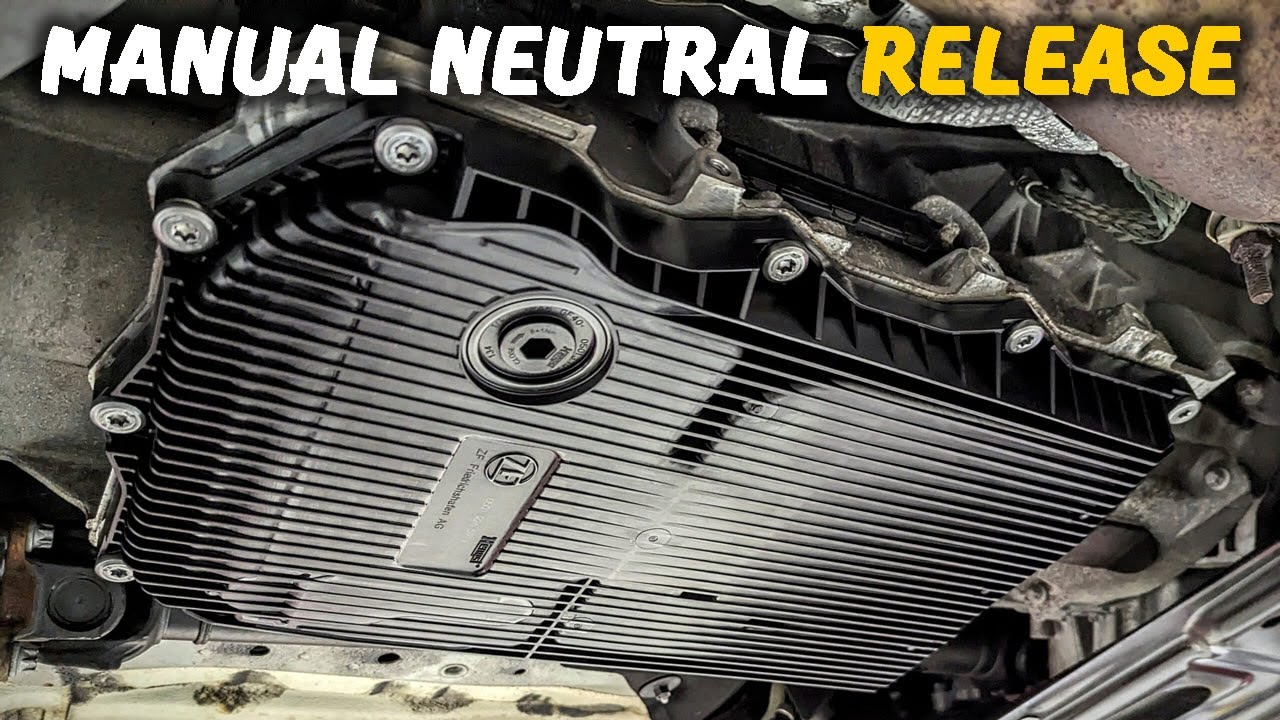 BMW Transmission Emergency Neutral Release | How to Shift into Neutral Manually for (F & G-Series)