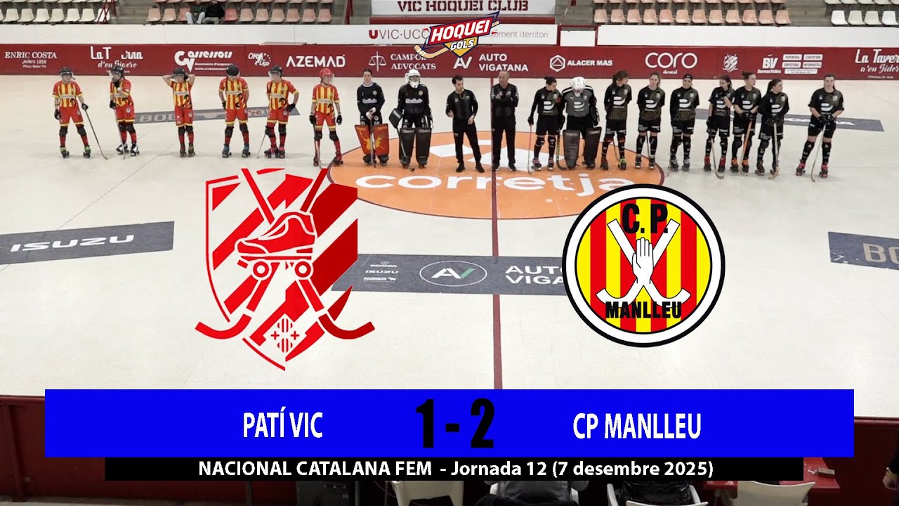 Resum PATÍ VIC 1 - 2 CP MANLLEU (7 desembre 2025)