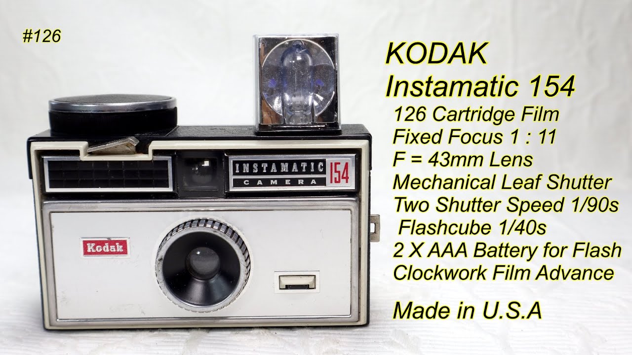 KODAK Instamatic 154.  1965