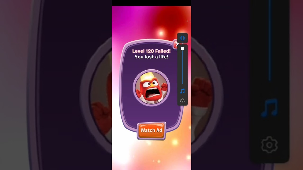 Inside out thought bubbles soundtrack: level failed