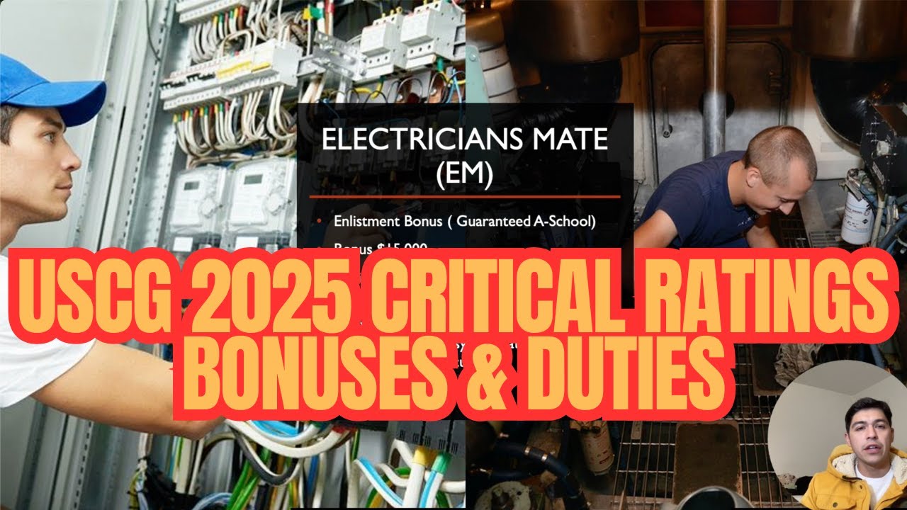 USCG 2025 Critical Ratings Bonuses & Duties