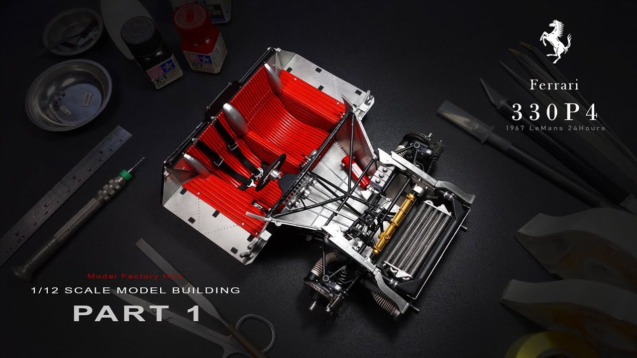 #01 Ferrari 330P4 | Model Factory Hiro | 1/12 | Scale Model Building | ASMR |