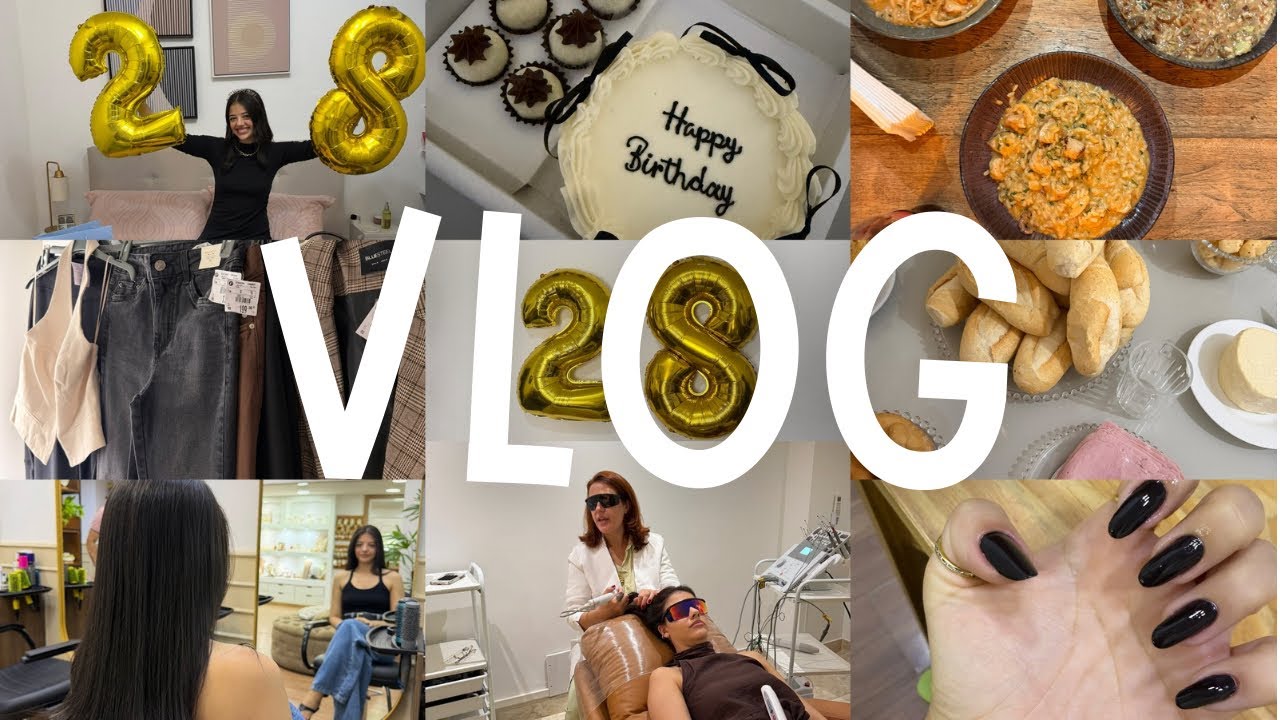 VLOG! A SEMANA DO MEU ANIVERSÁRIO 