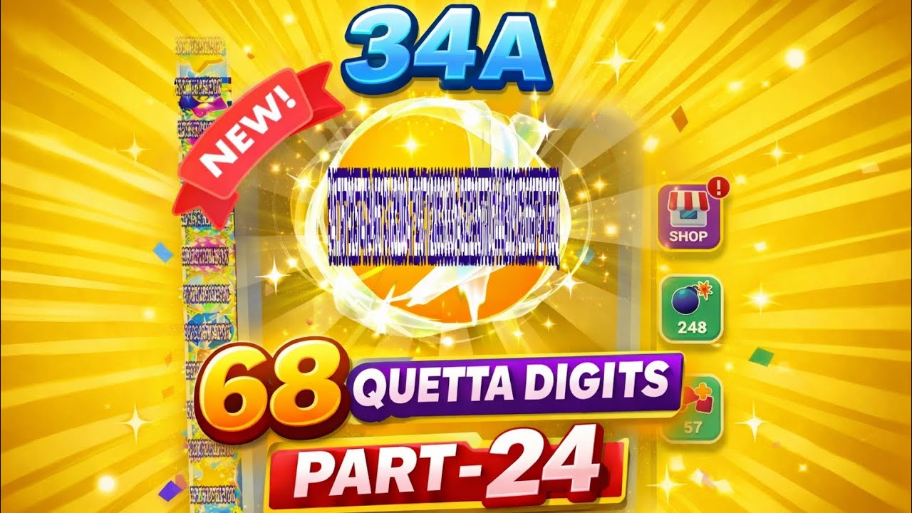 Bounce Merge - Part 24 (Quetta 68 Digits) 34A #bouncemerge 