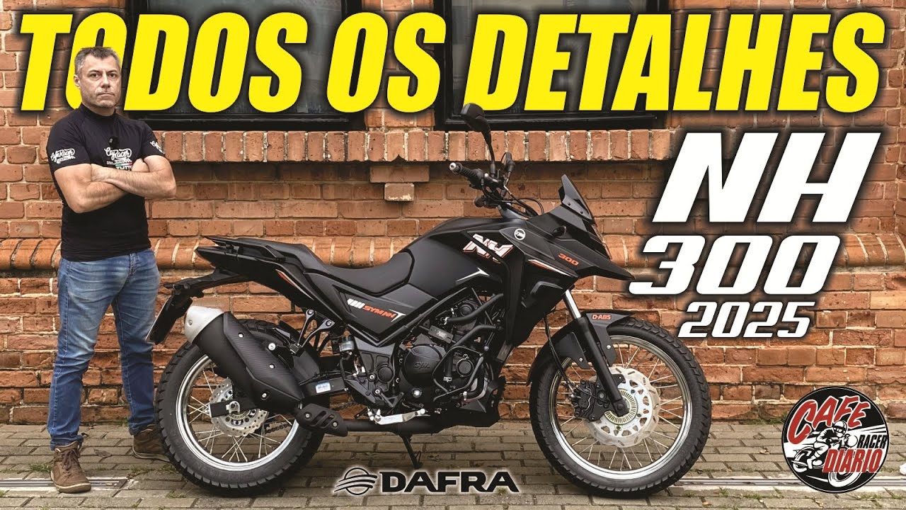 TUDO QUE MUDOU | DAFRA SYM NH 300 2025 ABS #dafra #sym #nh300