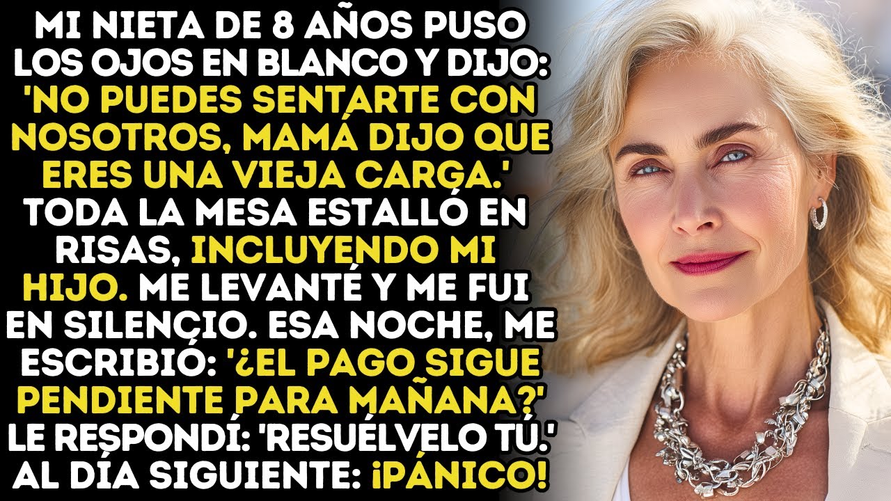 Mi Nieta Me Llamó Una Don Nadie Y Toda Mi Familia Se Rió. A La Mañana Siguiente…