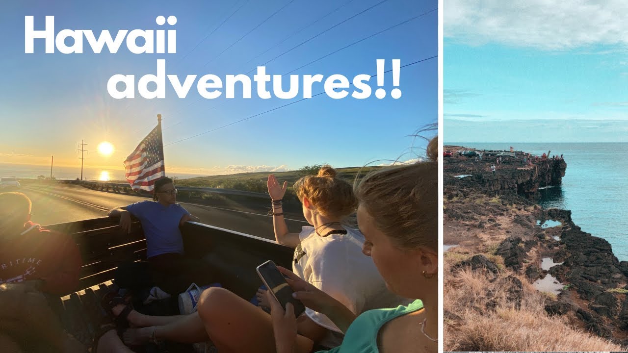 Cliff jumping & sunset chasing!! (adventures in Hawaii with Kokua Crew!)