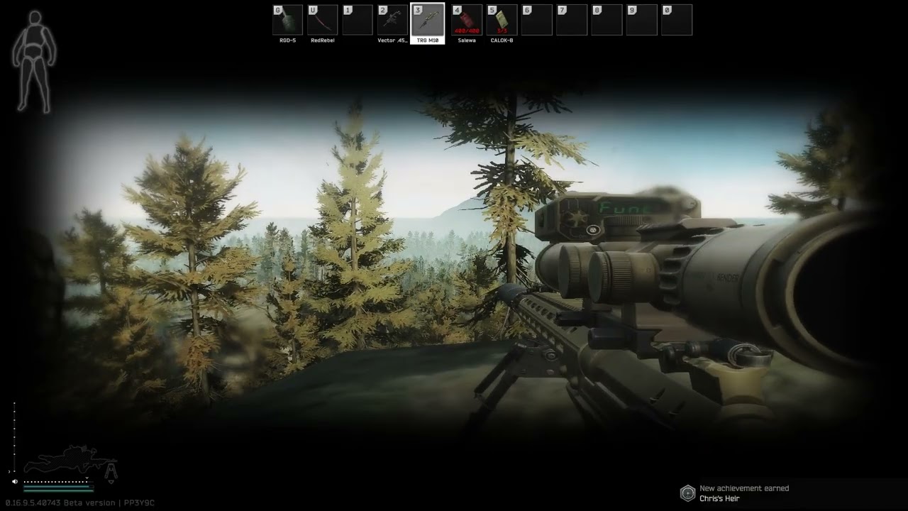 Chris Heir Achievement after 3700 Hours!! (550m Headshot :3)