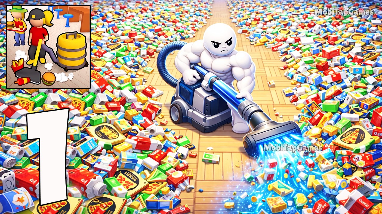 🧽 Clean It Restaurant Cleanup! - Gameplay Walkthrough - Restaurant Cleaning Simulator (iOS, Android)
