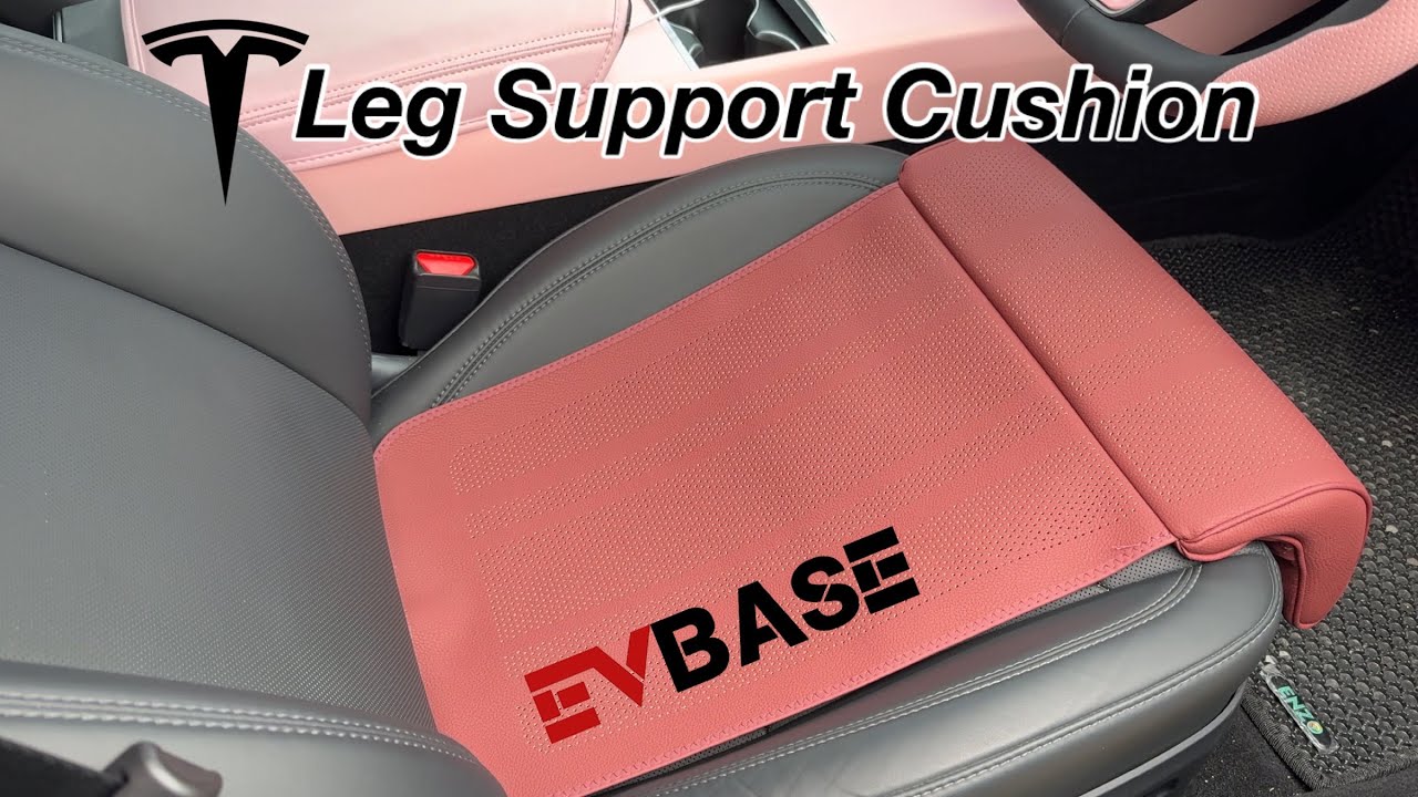Обзор подушки для ног от EVBase для Tesla Model 3