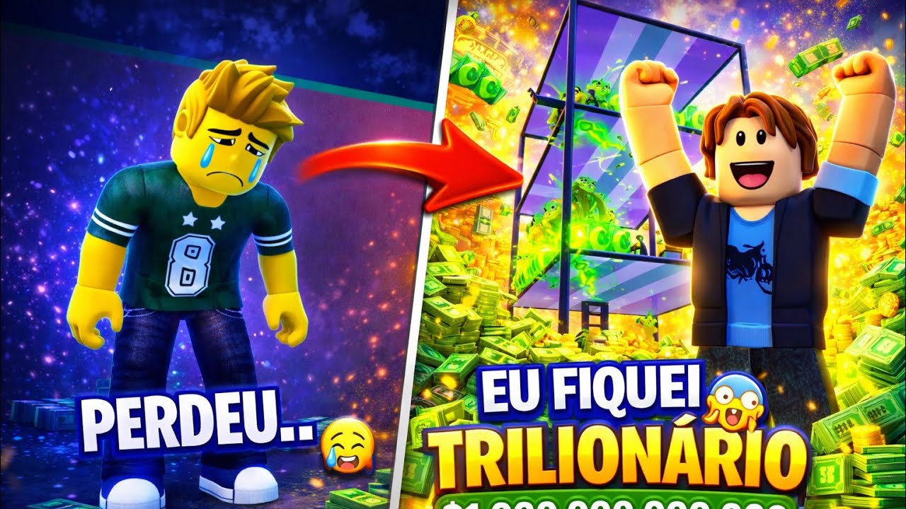 DESAFIO NOOB vs TRILHÃO no Escape Tsunami for Brainrot