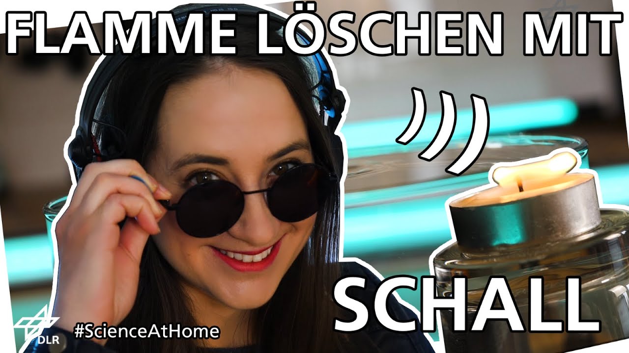 Kerzenflammen mit Musik auslöschen | #ScienceAtHome mit Sina