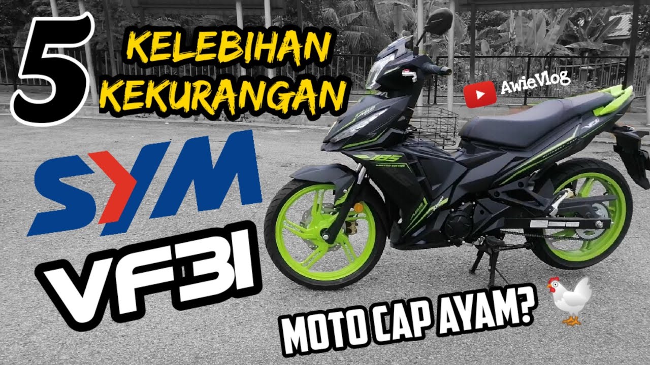5 Kelebihan Dan Kekurangan SYM VF3i🔥