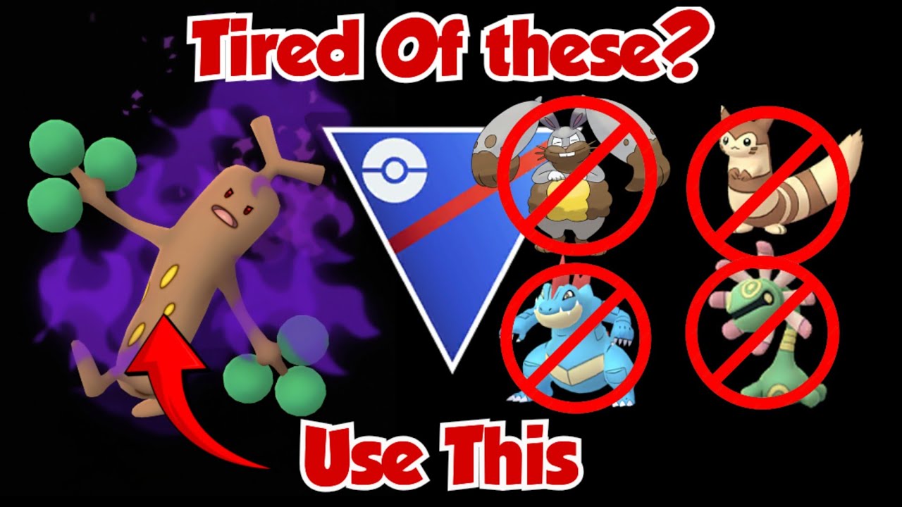 ANTI-META MONSTER Shadow Sudowoodo BULLIES COMMON TOP META Great League FT Jumpluff & Drapion